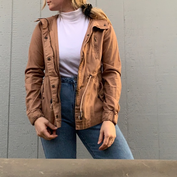 Light Brown Utility Jacket 